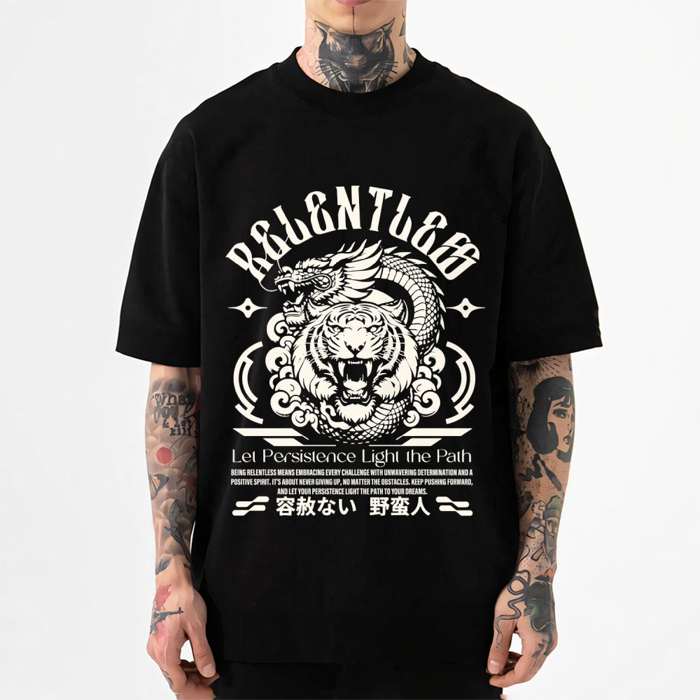 Tiger and Dragon Japanese Style Classic Tee