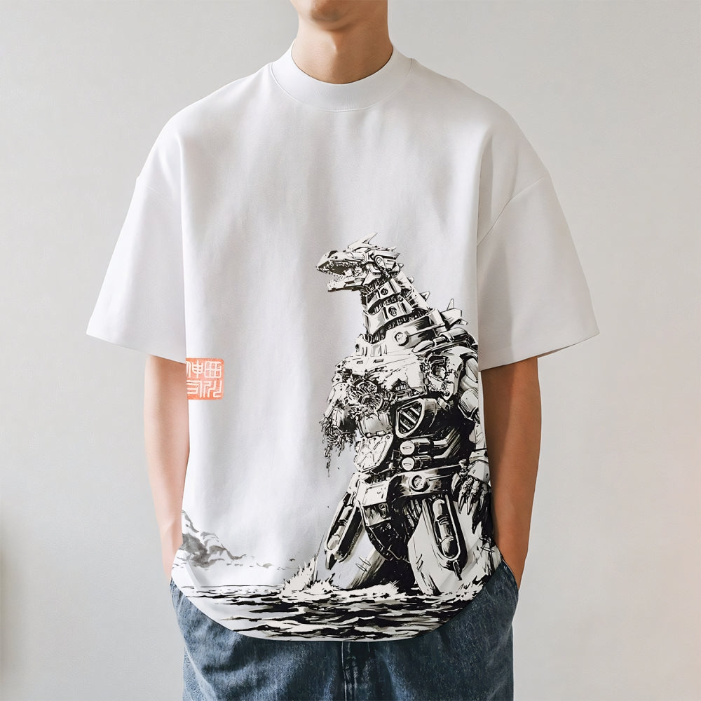 Mecha Kaiju Japanese Style Classic Tee