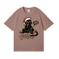 Merry Christmas black cat Japanese Style Classic Tee