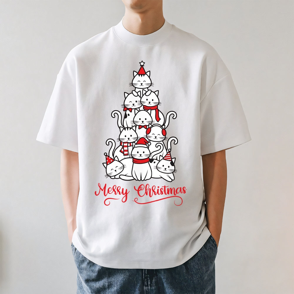 Merry Christmas cat tree Japanese Style Classic Tee