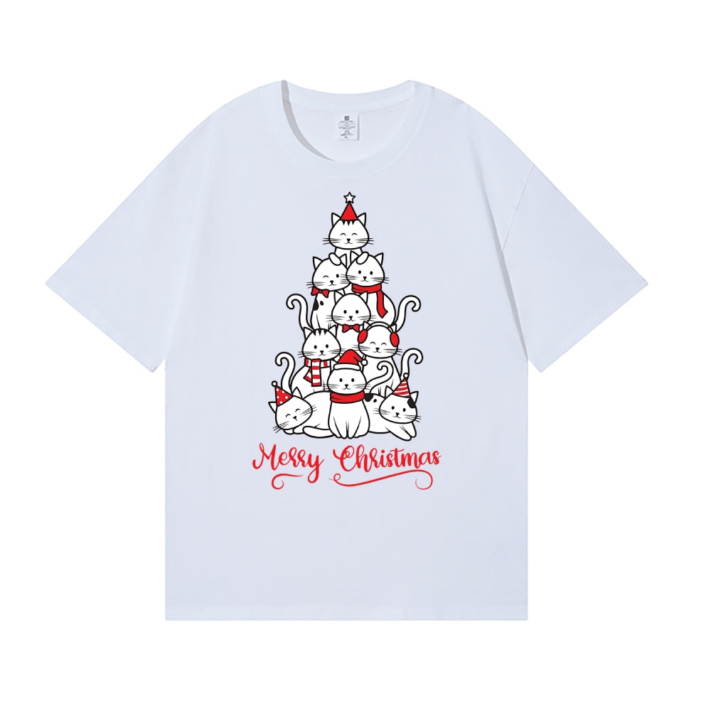 Merry Christmas cat tree Japanese Style Classic Tee