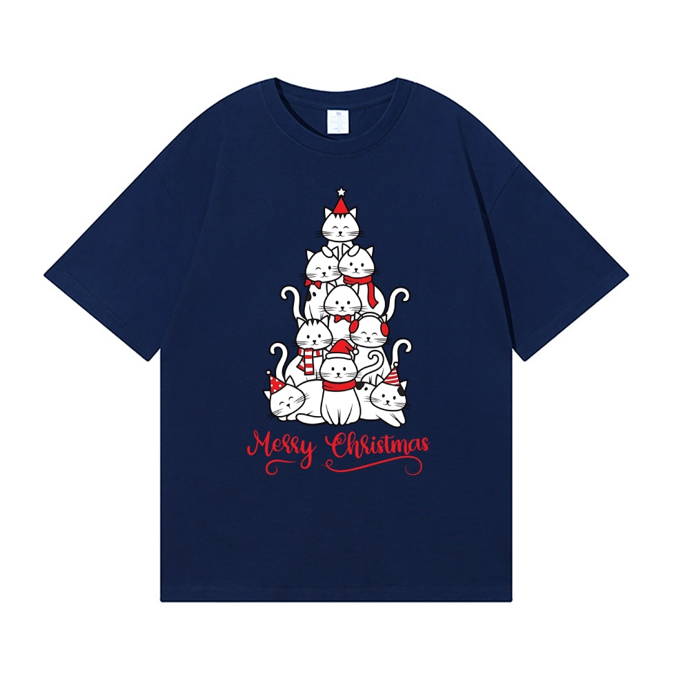 Merry Christmas cat tree Japanese Style Classic Tee