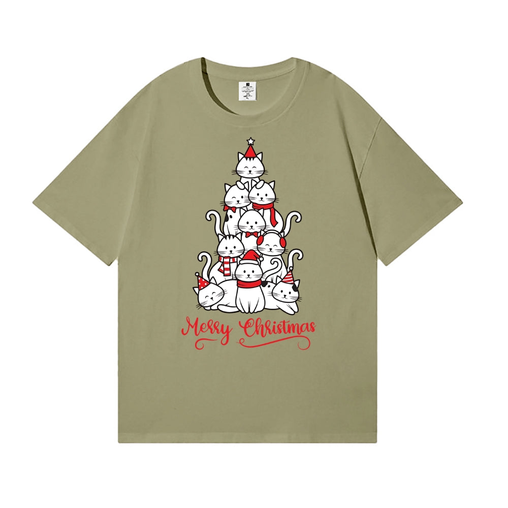 Merry Christmas cat tree Japanese Style Classic Tee