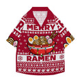 Merry Christmas Ramen Japanese Style Camp Shirt