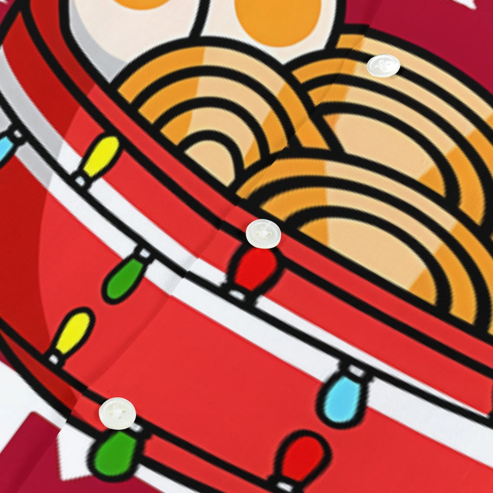 Merry Christmas Ramen Japanese Style Camp Shirt