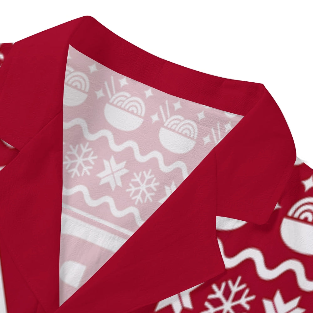 Merry Christmas Ramen Japanese Style Camp Shirt