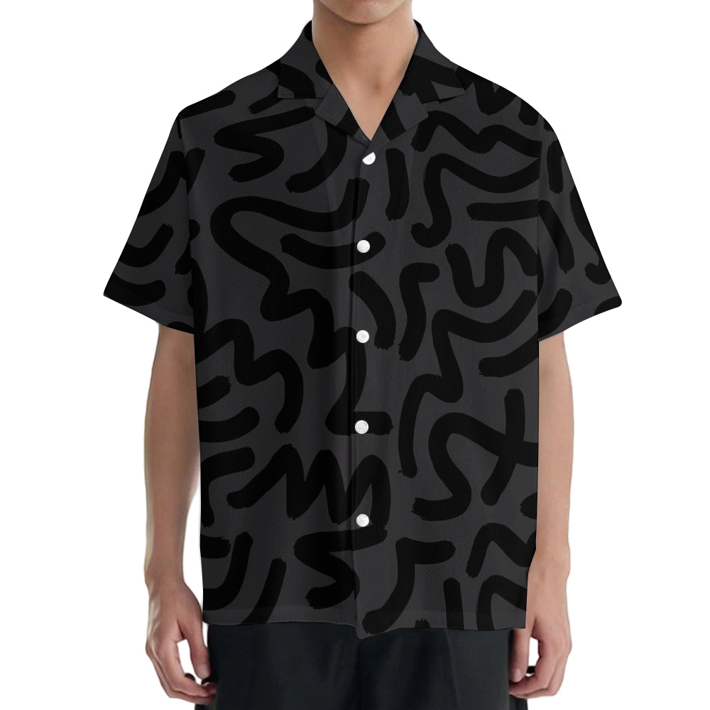 Pop Graffiti Japanese Style Camp Shirt