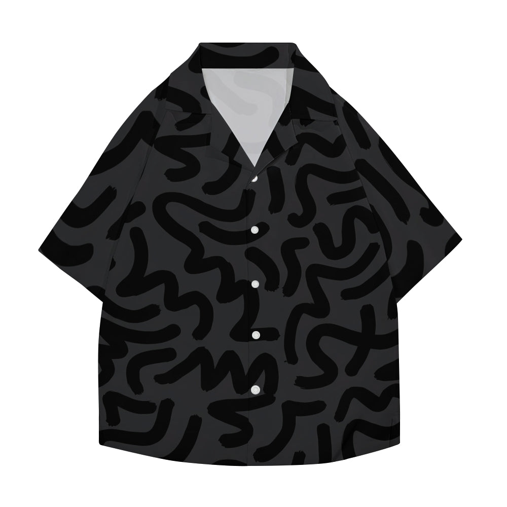 Pop Graffiti Japanese Style Camp Shirt