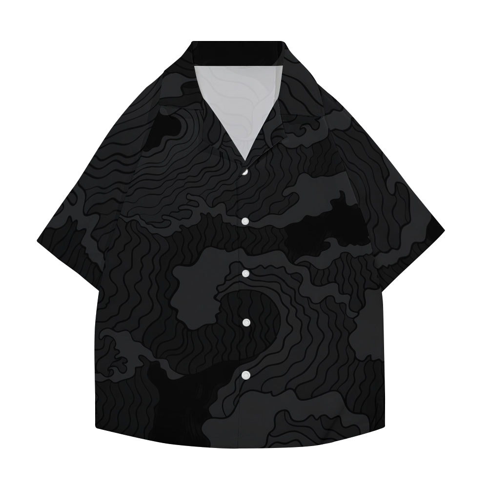 Great Wave Japanese Style Camp Shirt