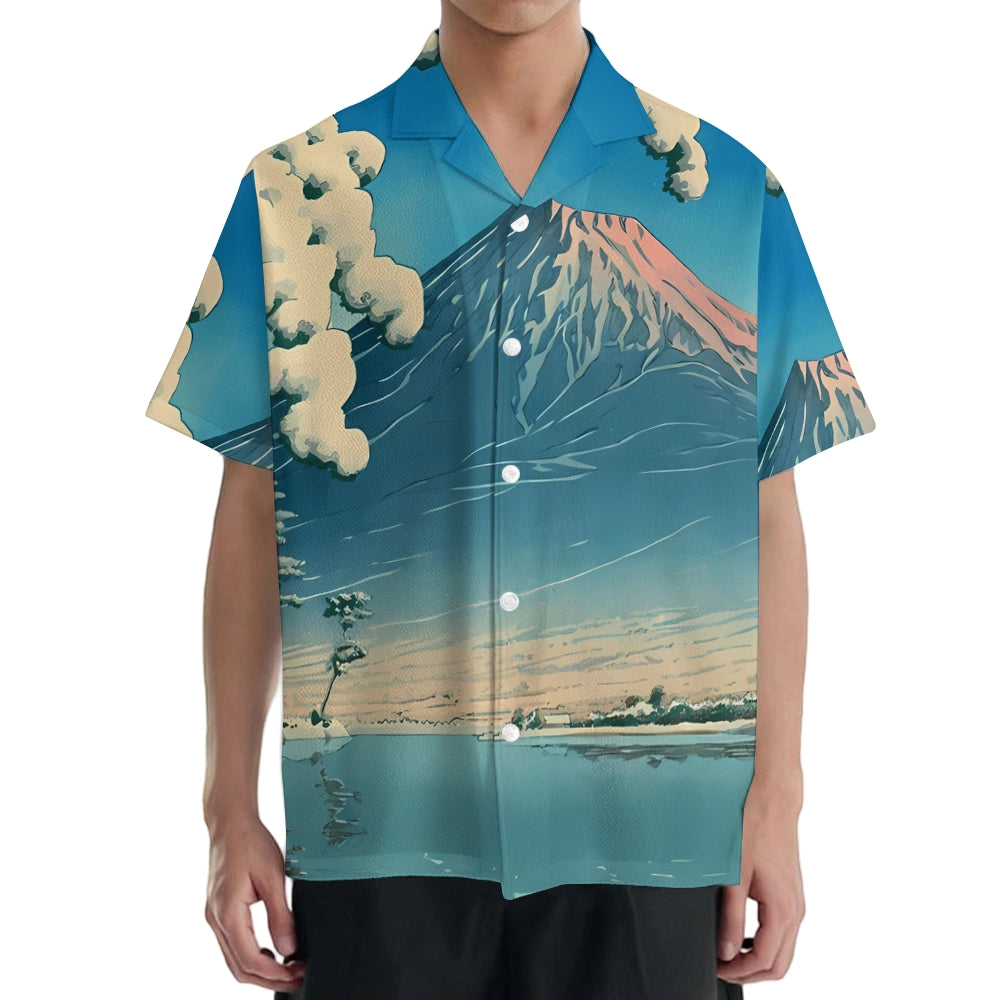 Fuji Mount Japanese Style Camp Shirt