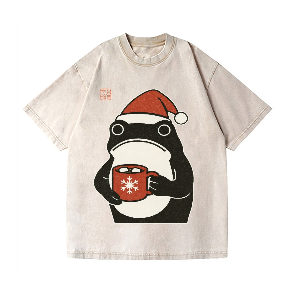 Christmas Matsumoto Hoji Inspired Vintage Wash Japanese Design T-Shirt