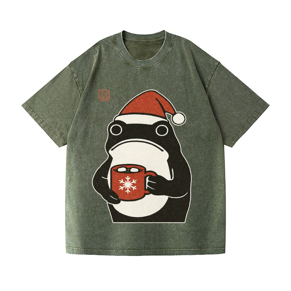 Christmas Matsumoto Hoji Inspired Vintage Wash Japanese Design T-Shirt