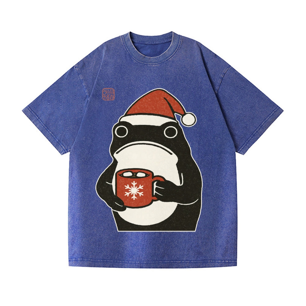 Christmas Matsumoto Hoji Inspired Vintage Wash Japanese Design T-Shirt