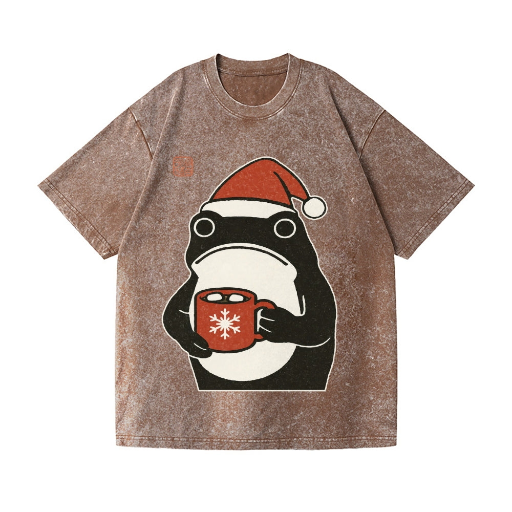 Christmas Matsumoto Hoji Inspired Vintage Wash Japanese Design T-Shirt