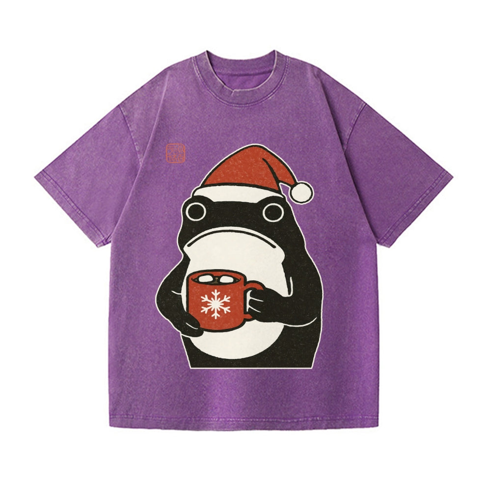 Christmas Matsumoto Hoji Inspired Vintage Wash Japanese Design T-Shirt