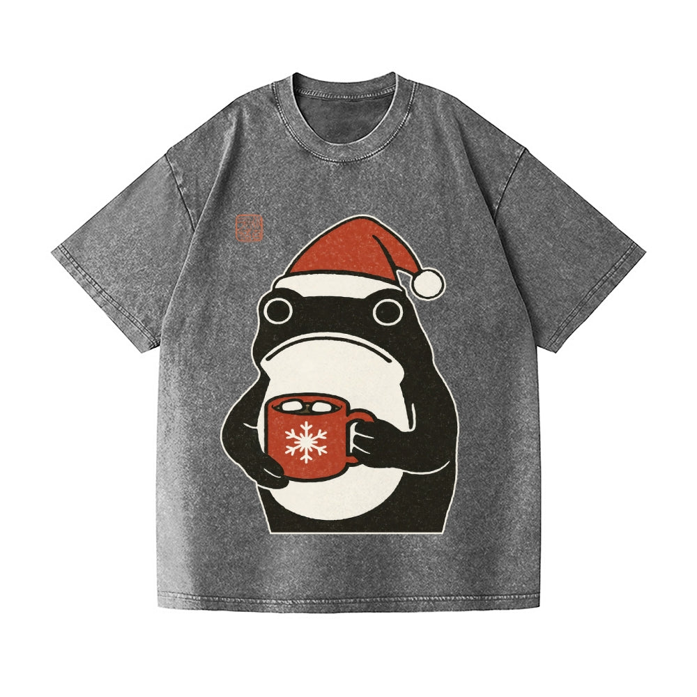 Christmas Matsumoto Hoji Inspired Vintage Wash Japanese Design T-Shirt