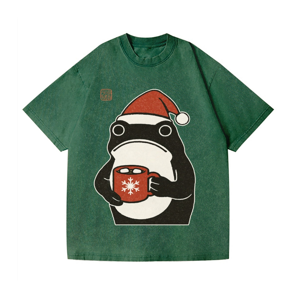 Christmas Matsumoto Hoji Inspired Vintage Wash Japanese Design T-Shirt