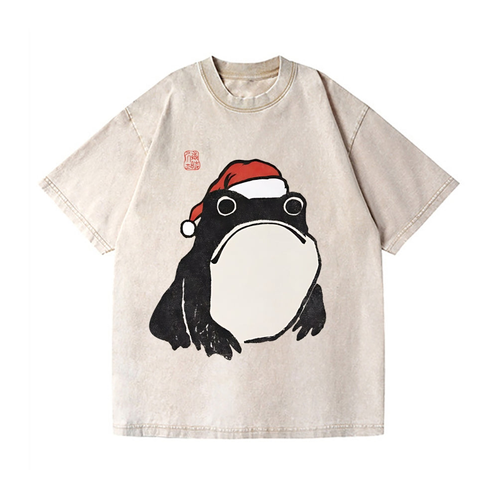 Christmas Matsumoto Hoji Inspired Vintage Wash Japanese Design T-Shirt
