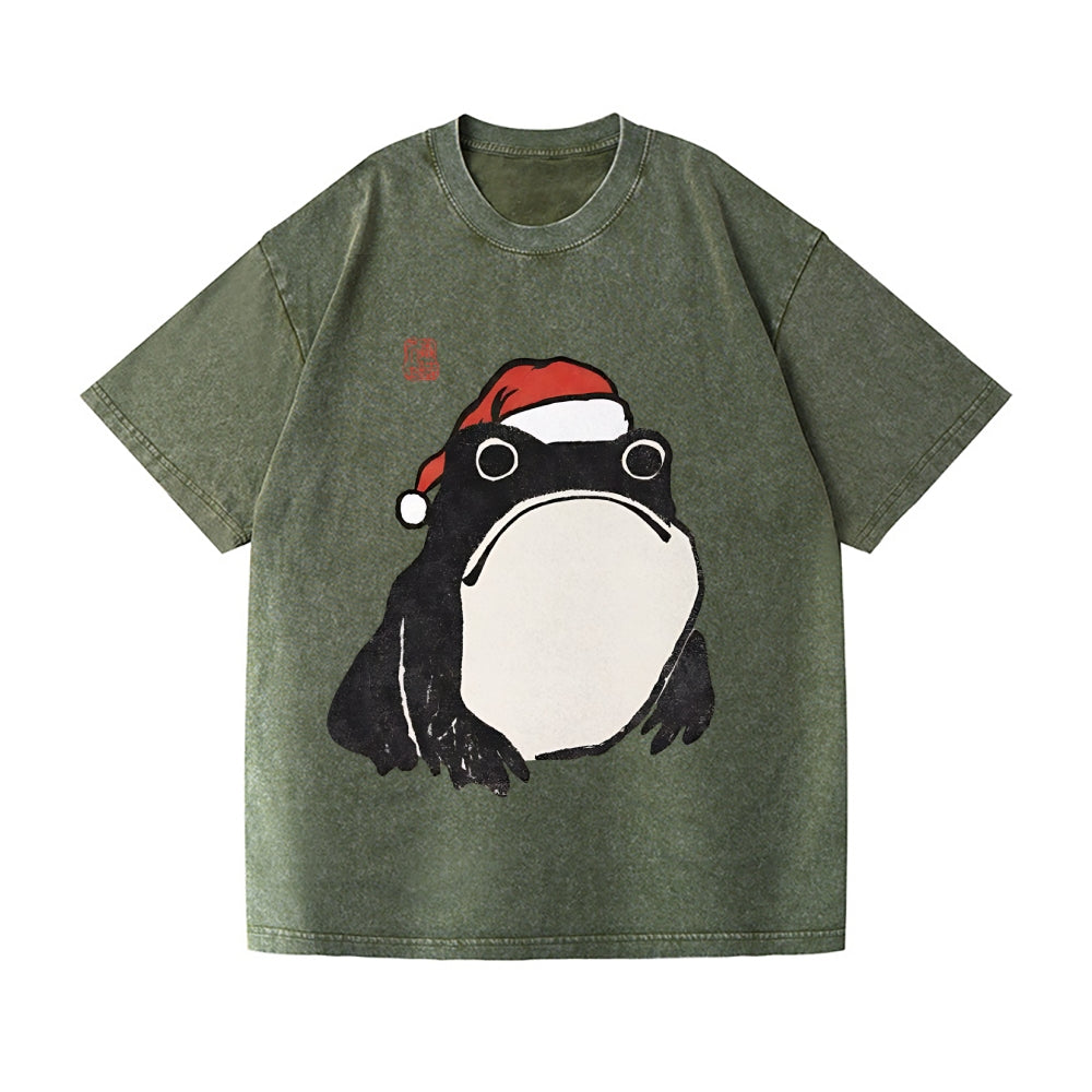 Christmas Matsumoto Hoji Inspired Vintage Wash Japanese Design T-Shirt