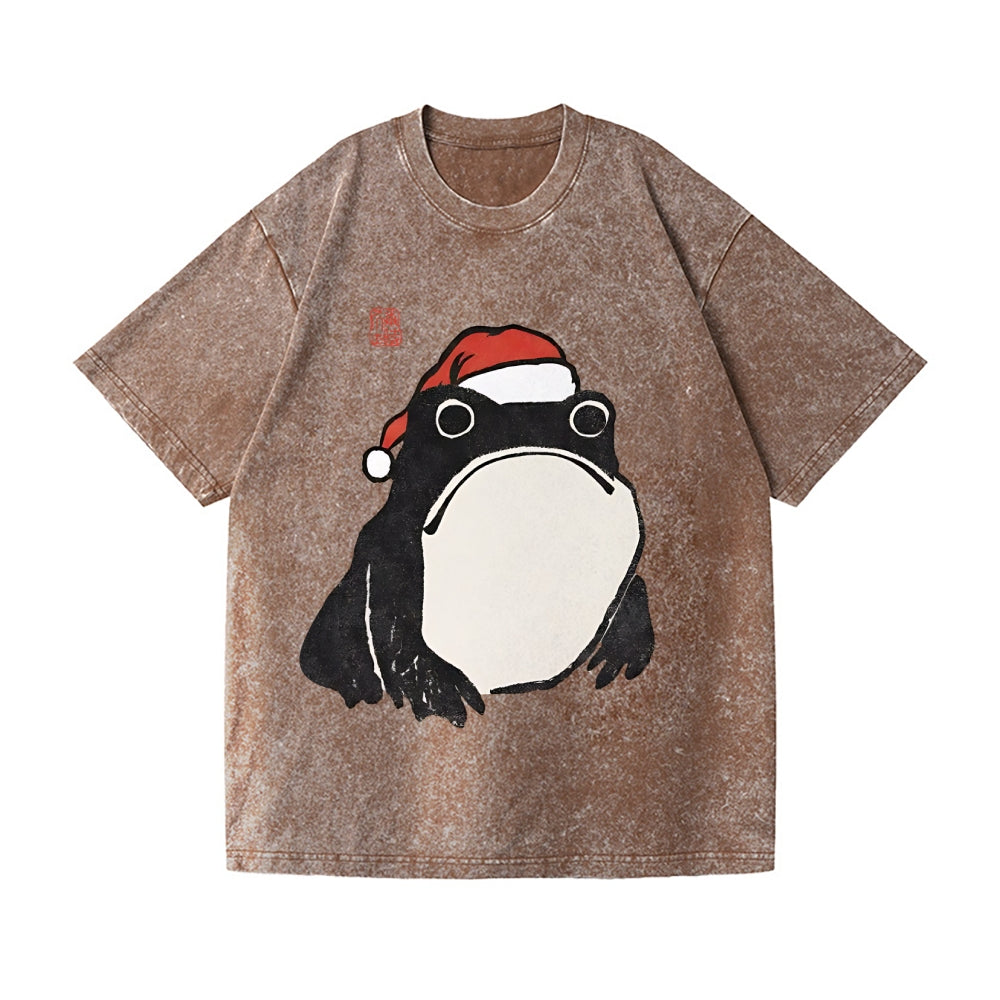 Christmas Matsumoto Hoji Inspired Vintage Wash Japanese Design T-Shirt