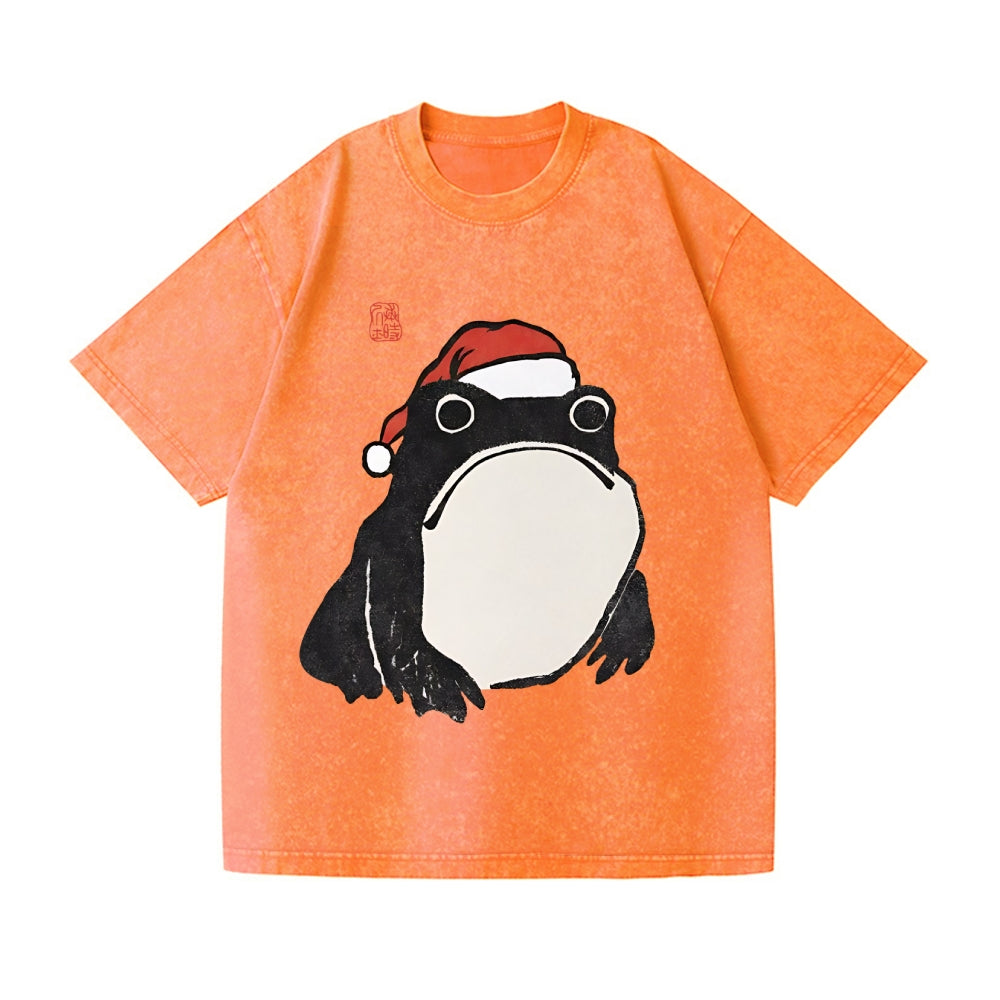 Christmas Matsumoto Hoji Inspired Vintage Wash Japanese Design T-Shirt