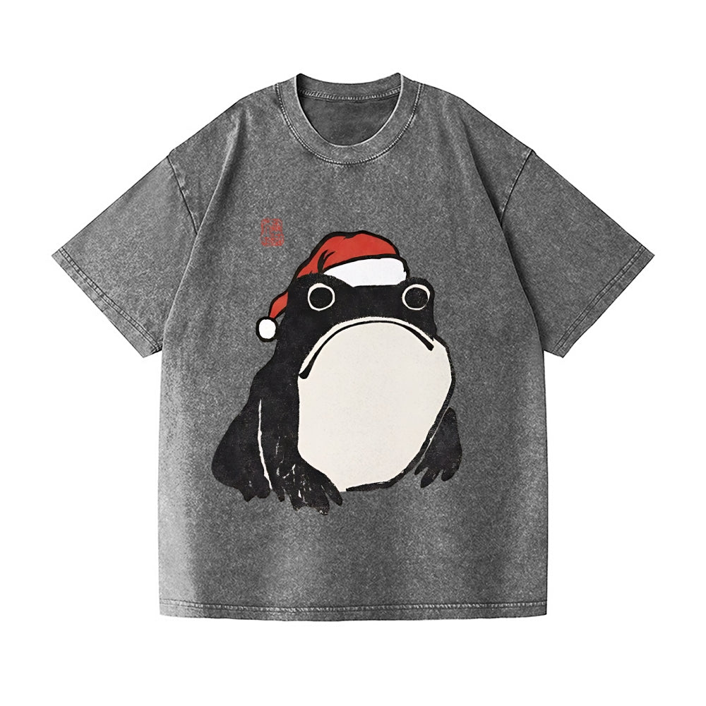 Christmas Matsumoto Hoji Inspired Vintage Wash Japanese Design T-Shirt