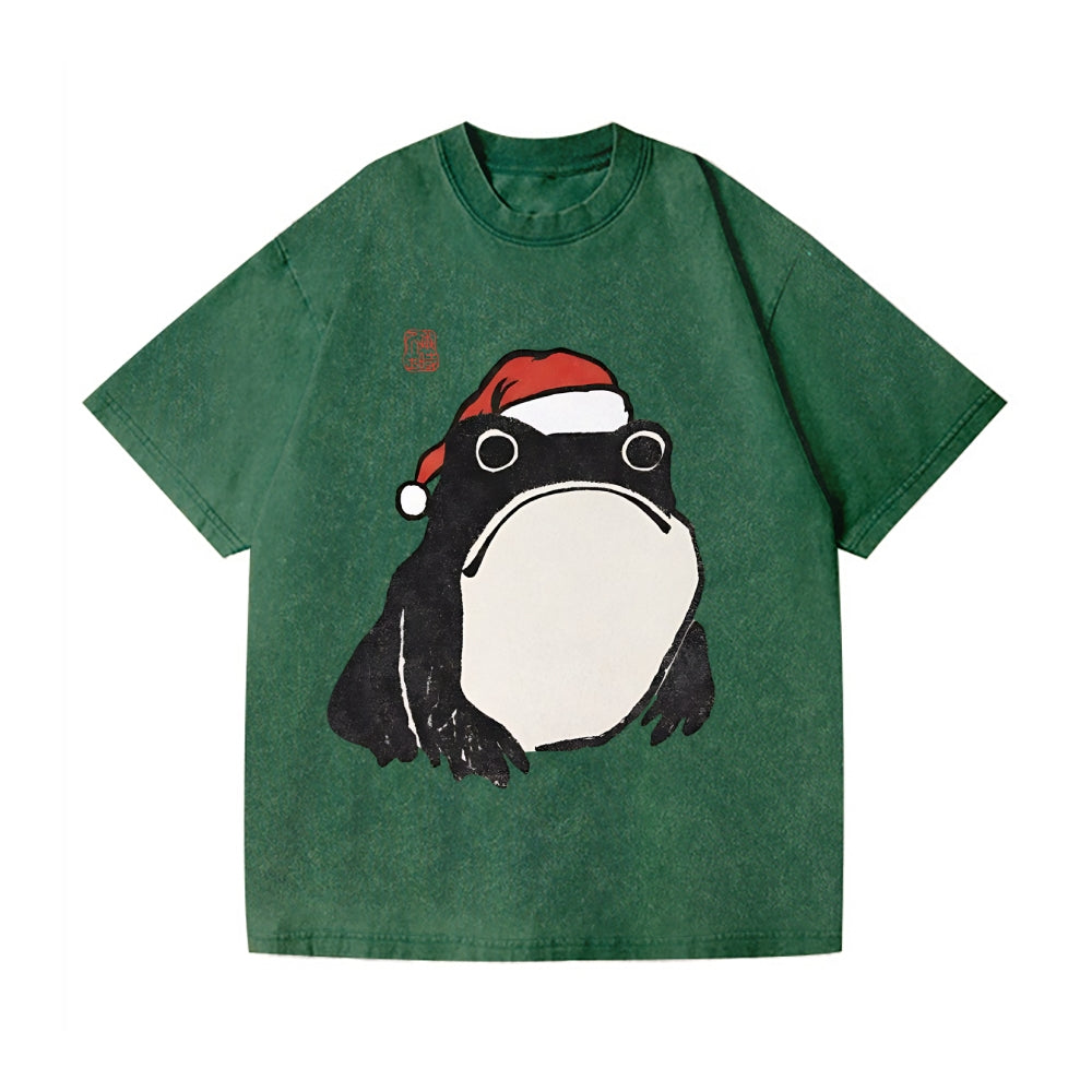 Christmas Matsumoto Hoji Inspired Vintage Wash Japanese Design T-Shirt