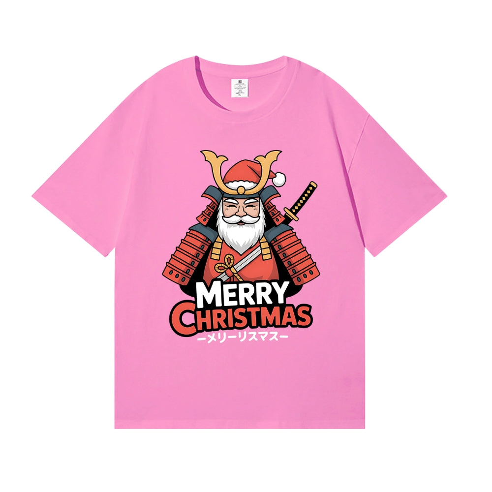 Christmas Samurai Japanese Style Classic Tee
