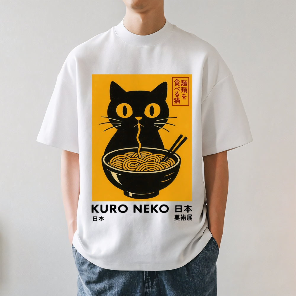 Cat Ramen Japanese Style Classic Tee