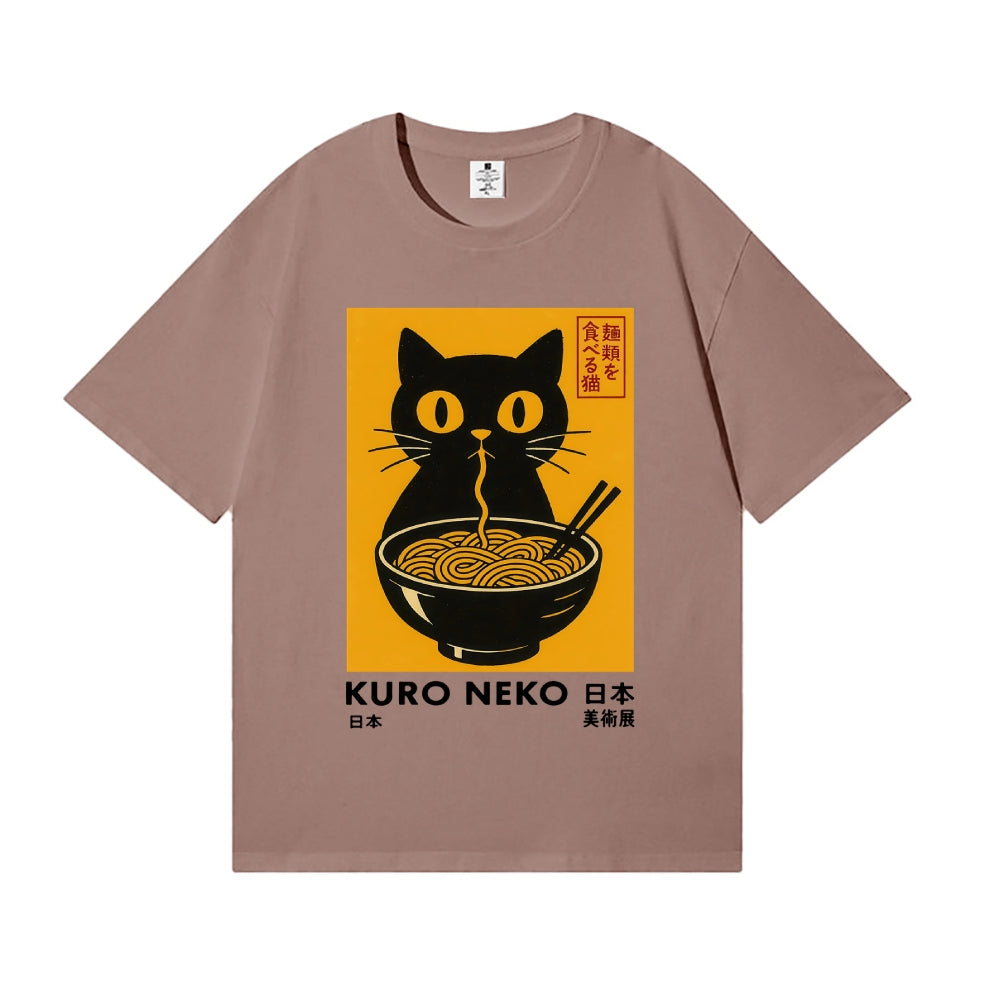 Cat Ramen Japanese Style Classic Tee