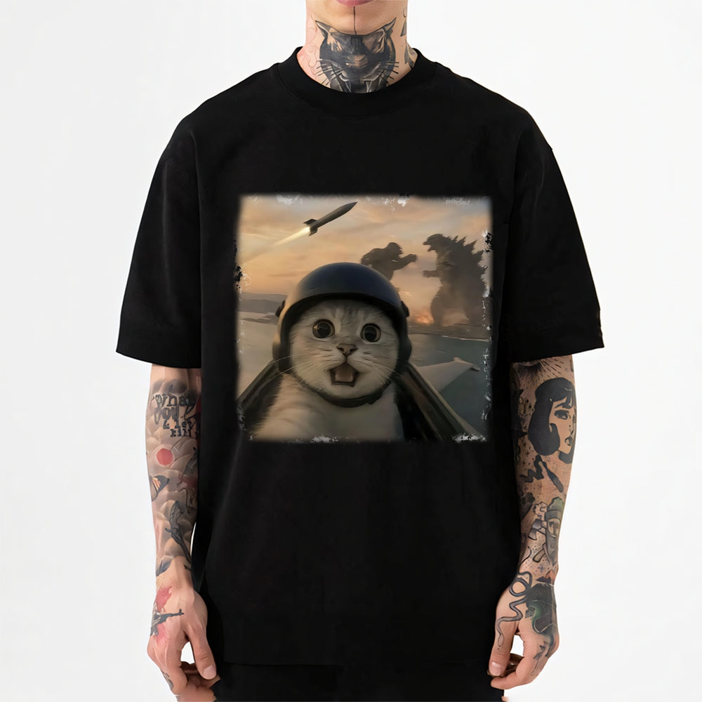Kaiju Cat Japanese Style Classic Tee