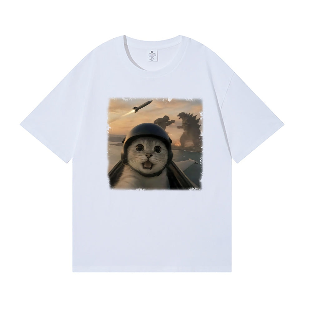 Kaiju Cat Japanese Style Classic Tee