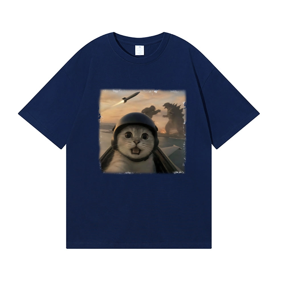 Kaiju Cat Japanese Style Classic Tee