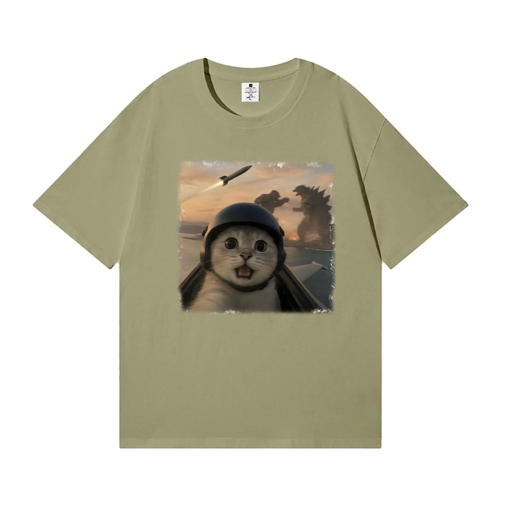 Kaiju Cat Japanese Style Classic Tee