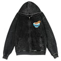 Tokyo Kaiju Vintage Wash Zip Hoodie