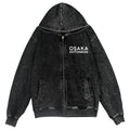 Osaka Octopus Vintage Wash Zip Hoodie