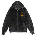 Hattori Hanzo Vintage Wash Zip Hoodie