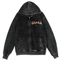 Osaka Tiger Vintage Wash Zip Hoodie