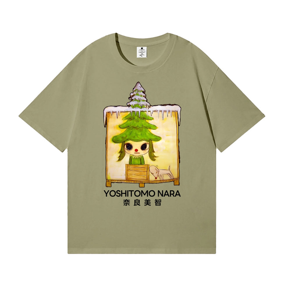 Christmas Yoshitomo Nara Japanese Style Classic Tee