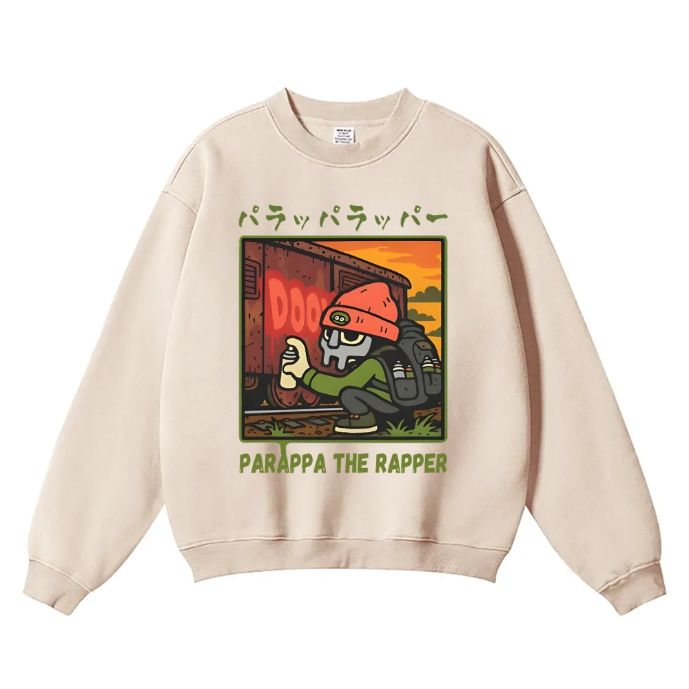 Parappa the Rapper Vintage Cotton Blend Sweatshirt