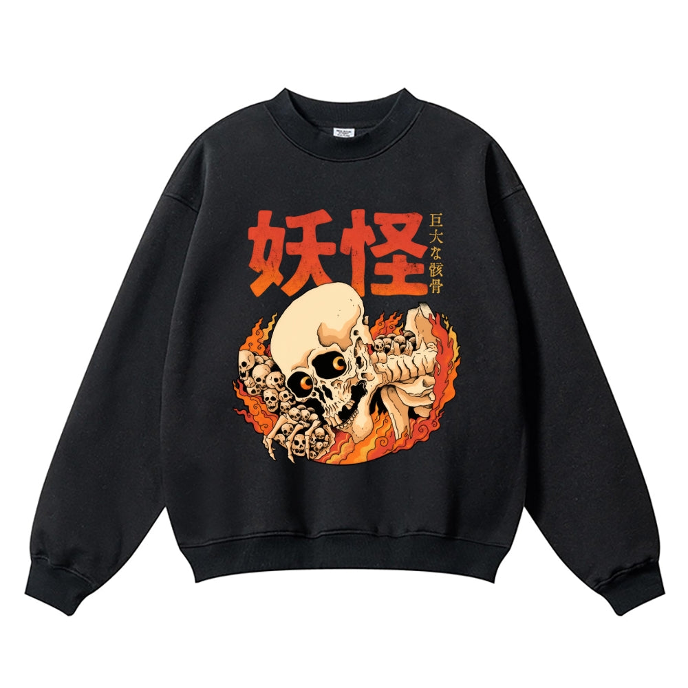 Yokai Vintage Cotton Blend Sweatshirt