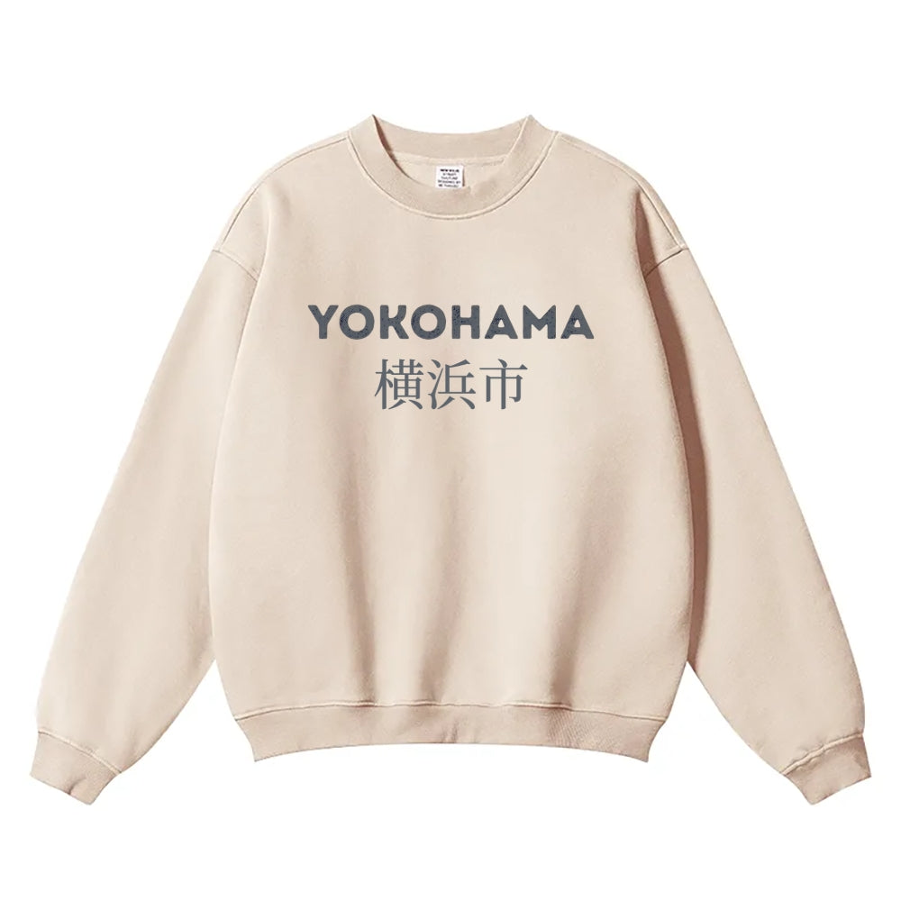 Yokohama Vintage Cotton Blend Sweatshirt