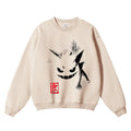 Gengar Vintage Cotton Blend Sweatshirt