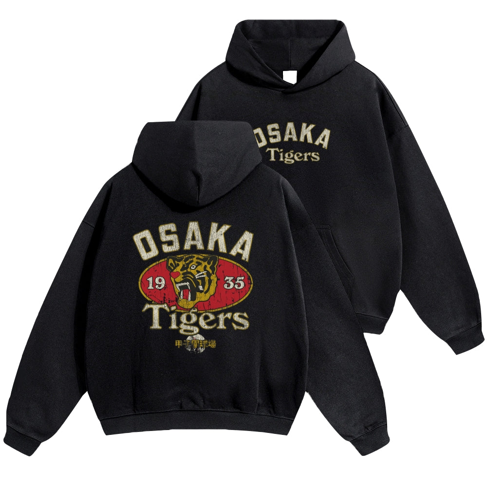 Osaka Tiger Vintage Cotton Hoodie