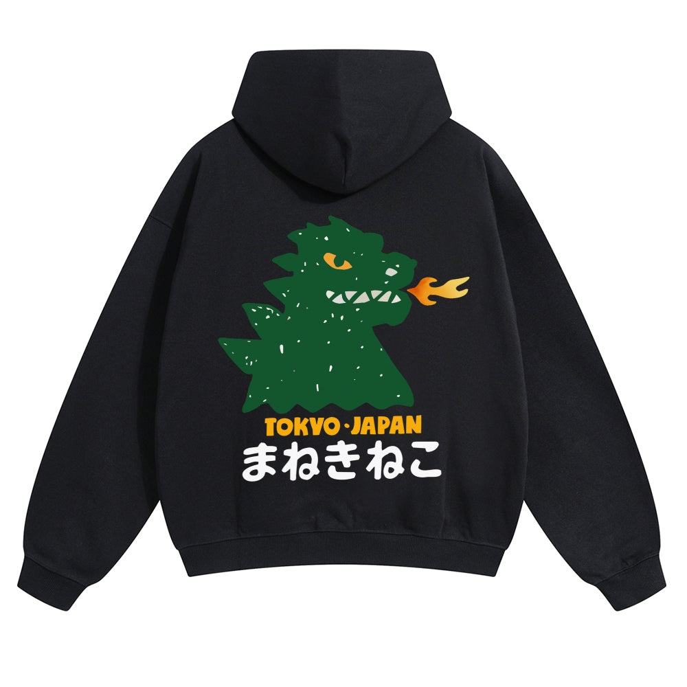 Tokyo Kaiju Vintage Cotton Hoodie