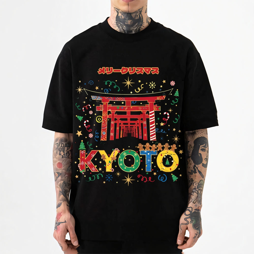 Christmas in Kyoto Japanese Style Classic Tee
