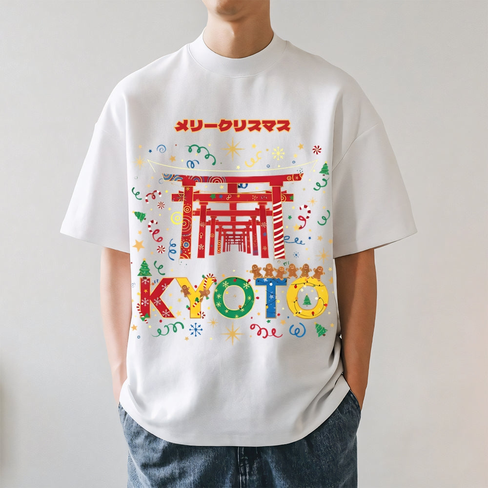 Christmas in Kyoto Japanese Style Classic Tee