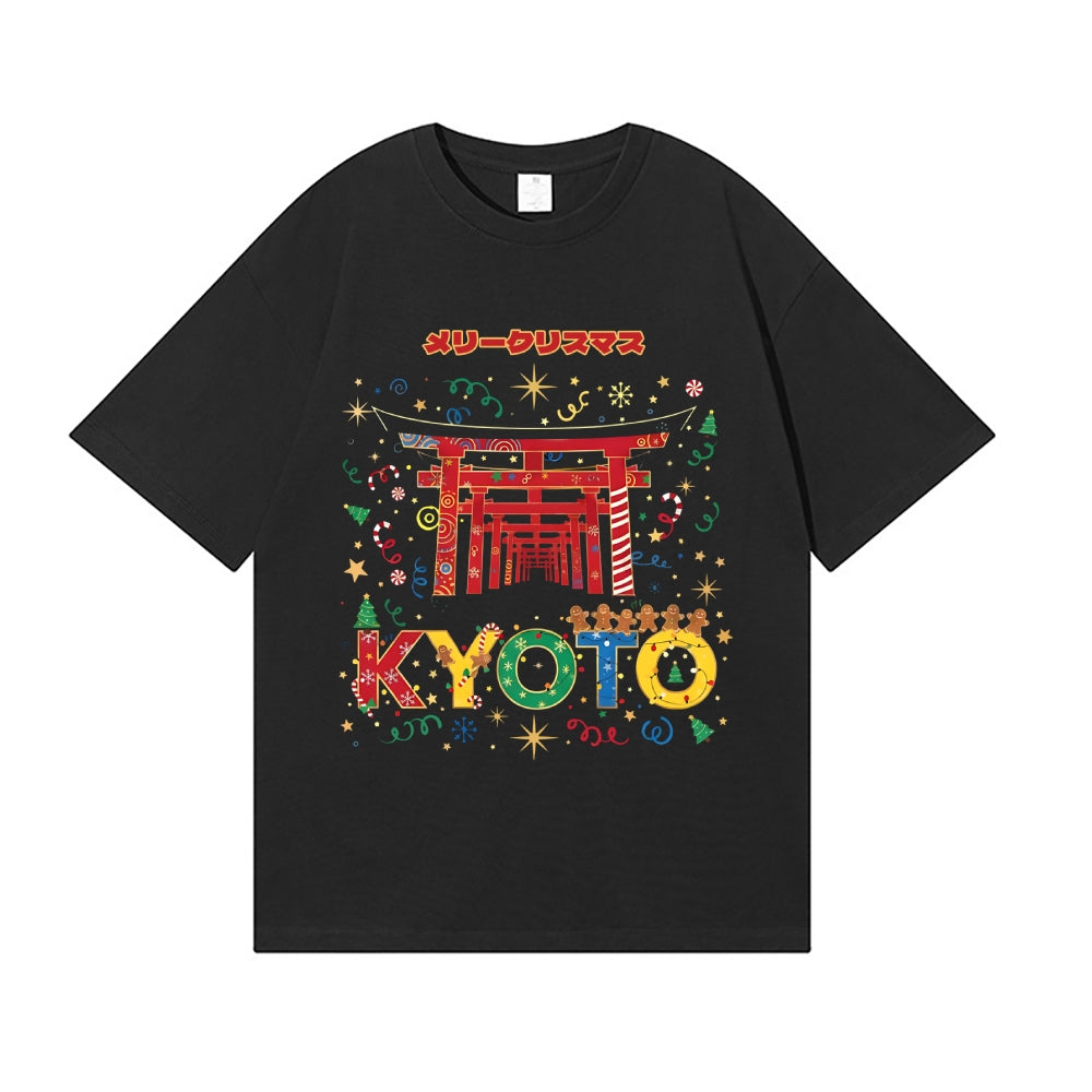 Christmas in Kyoto Japanese Style Classic Tee