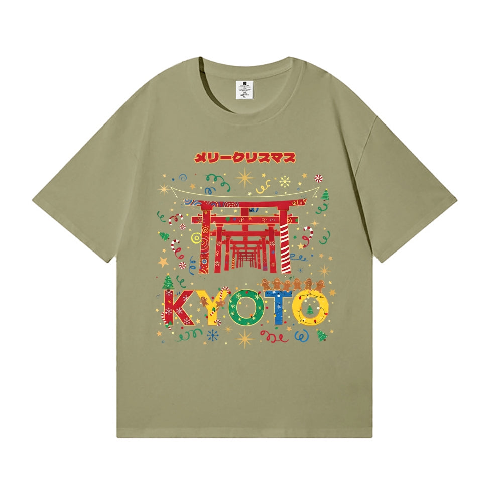 Christmas in Kyoto Japanese Style Classic Tee