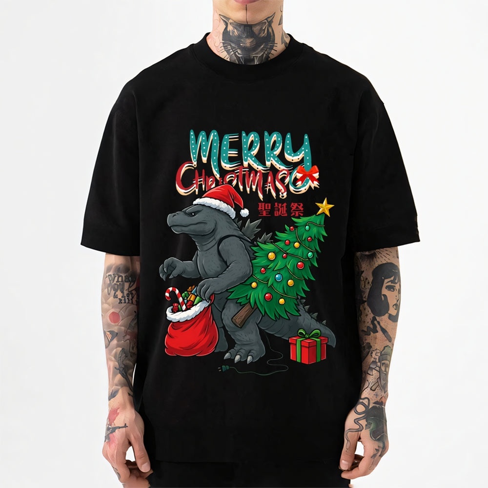 Christmas Kaiju Japanese Style Classic Tee